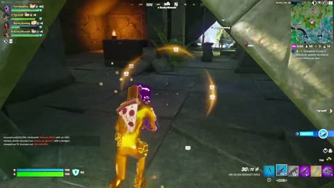 Victory Royale! at Mini Bastion #1 Fortnite Family Squads YgrandZ Bursty Scoby