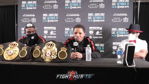 GERVONTA DAVIS IMMEDIATE REACTION AFTER KNOCKING OUT LEO SANTA CRUZ