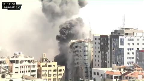 Watch Al-Jalaa tower Destroyed