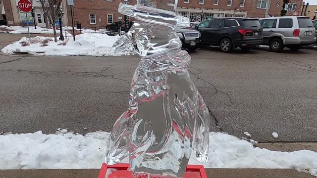 Neat Ice Sculptures! Winter Warmup, West Bend, Wisconsin