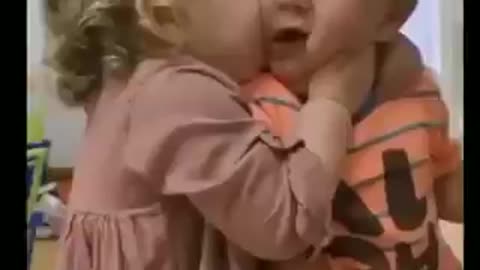 The expression on the boy’s face is priceless🤮