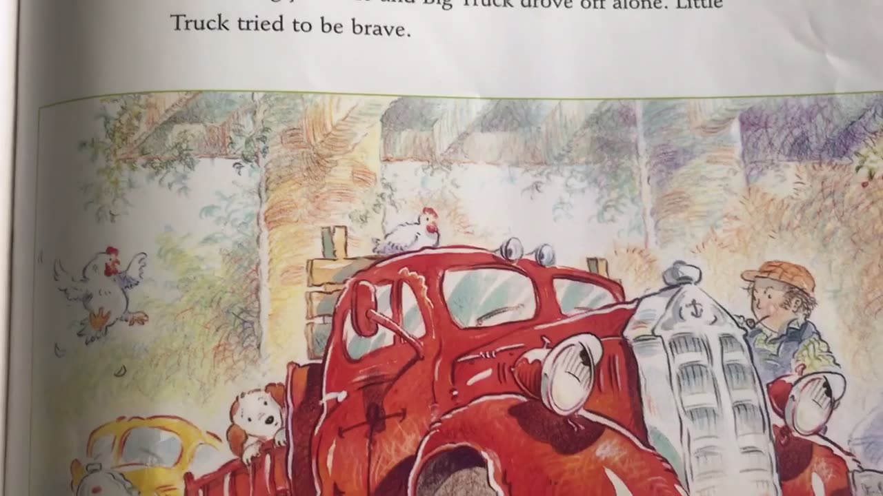 Auntie Paula reads, Big Truck and Little Truck by Jan Carr