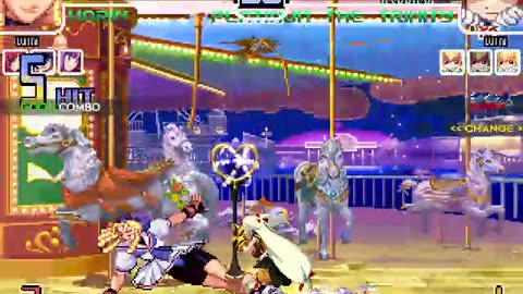 Karin Kanzuki, Hisui, Kohaku, and Mech Hisui (Me) vs Platinum the Trinity x4