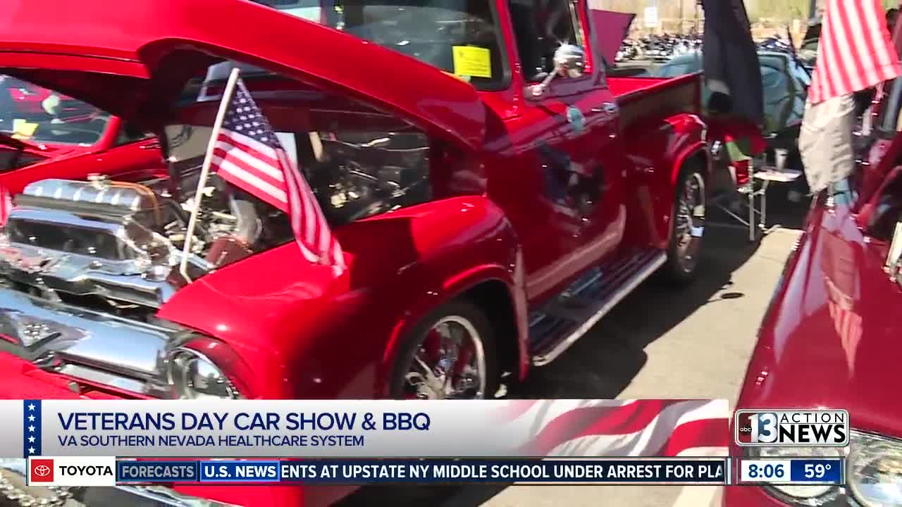 Veterans Day car show and BBQ in North Las Vegas