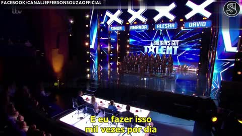 B Positive - Coral gives an emotional performance - AGT | Legendado -PT