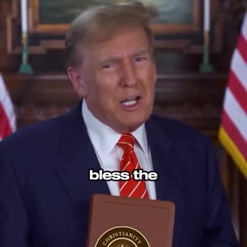 All Americans need a bible in their homes. Donald J. Trump