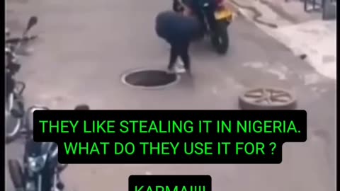 KARMA STRUCK IN TIME. RIGHT REWARD RIGHT?#karma #crime #nigeria #karmavideo