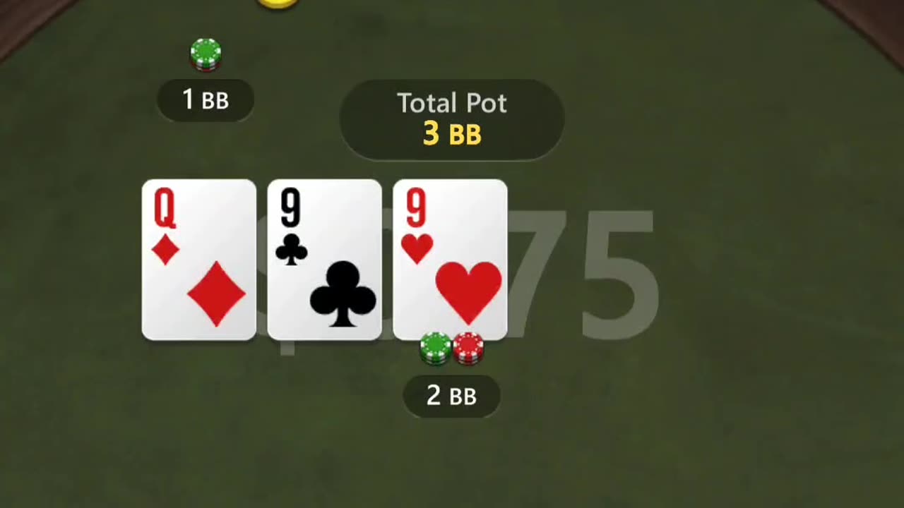 Straight Flush on the flop! Spin&go 299