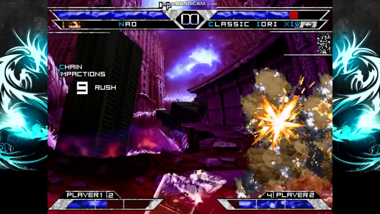 [KOF MUGEN] ESCAPE THE DEATH! (NAO THE PALE KILLER vs Classic Kyo XIV & Classic Iori XIV)