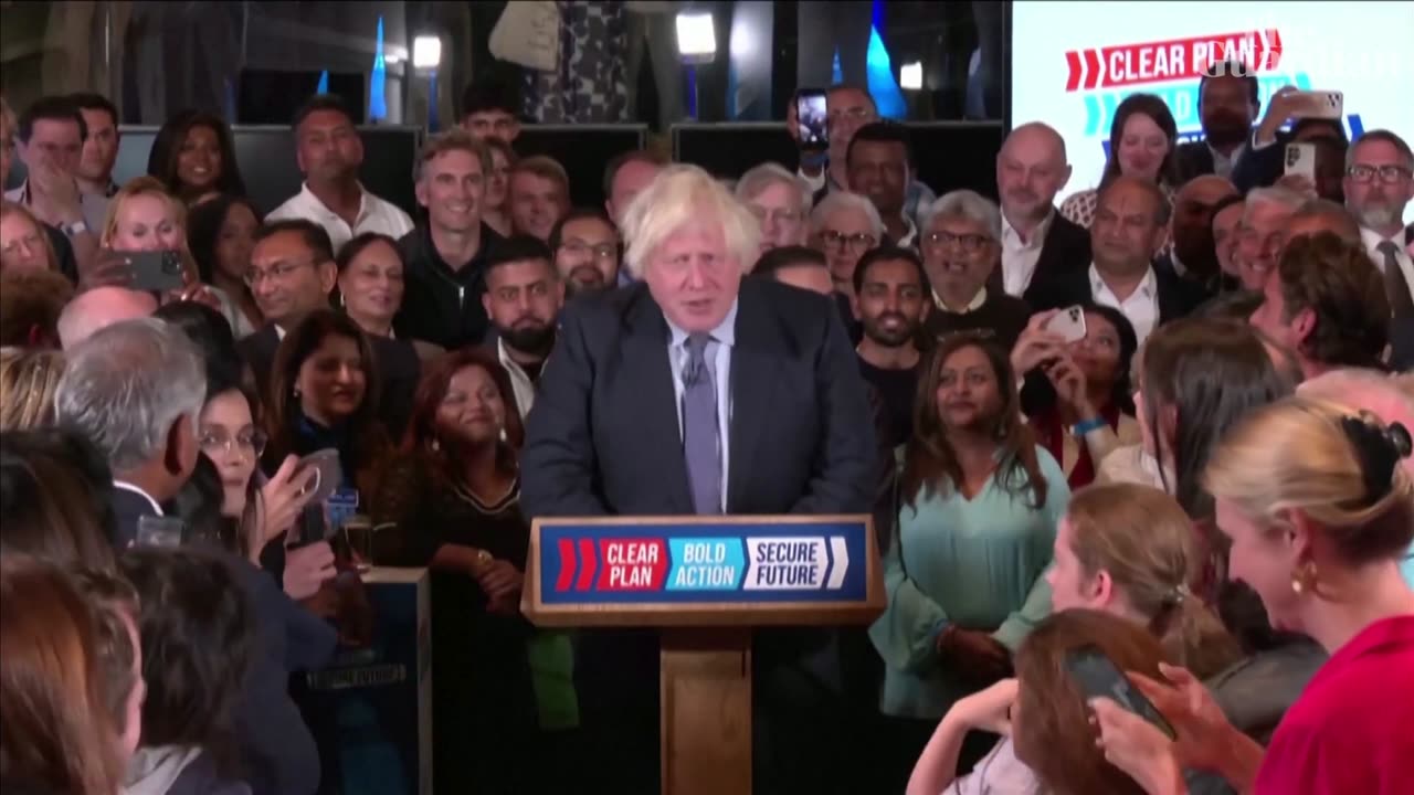 Boris Johnson makes first appearance on general election campaign