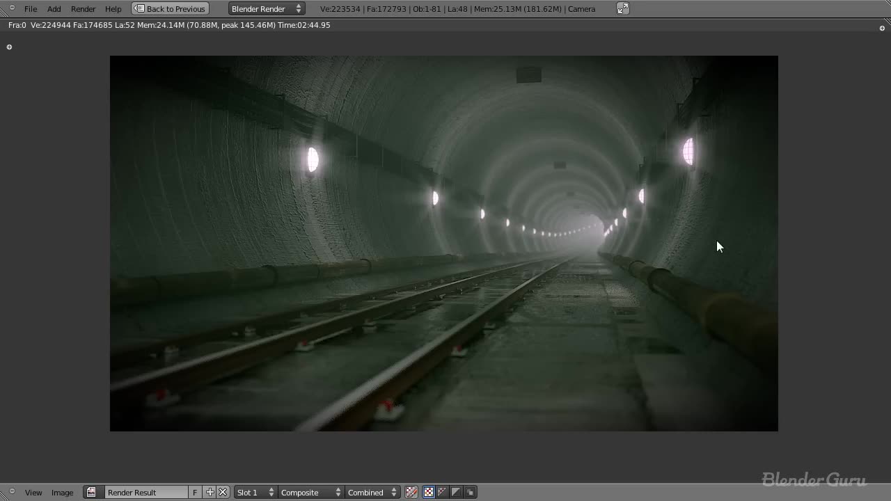 Create an Underground Subway Scene in Blender - Part 2 of 2