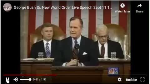 George Bush Sr , New World Order Live Speech Sept 11, 1991