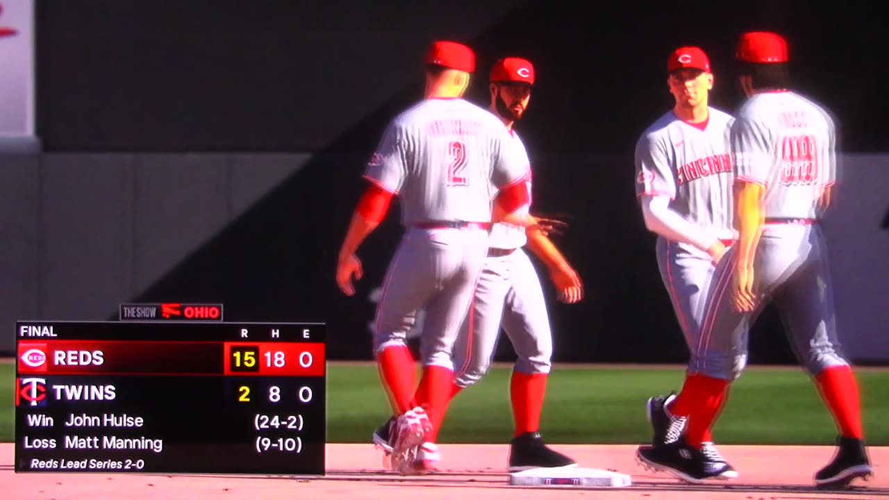 MLB The Show: Cincinnati Reds vs Minnesota Twins (S5 G150)