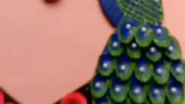 Most beautiful Hand Cradt of Paper Peacoke #Crat #Art #Ideas