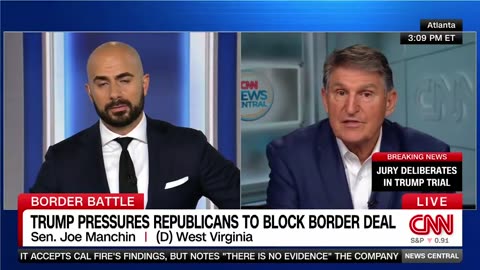 Senator Manchin Trashes Democrats For Supporting Biden's Border Crisis