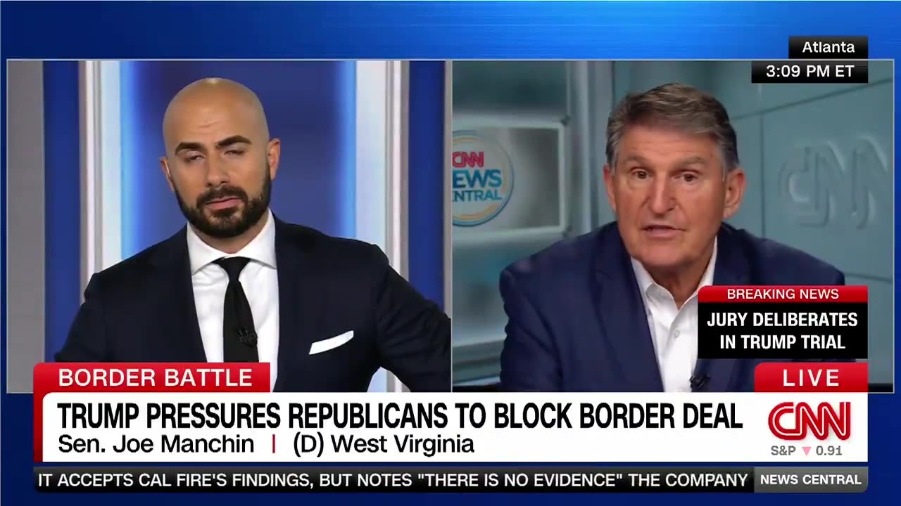 Senator Manchin Trashes Democrats For Supporting Biden's Border Crisis