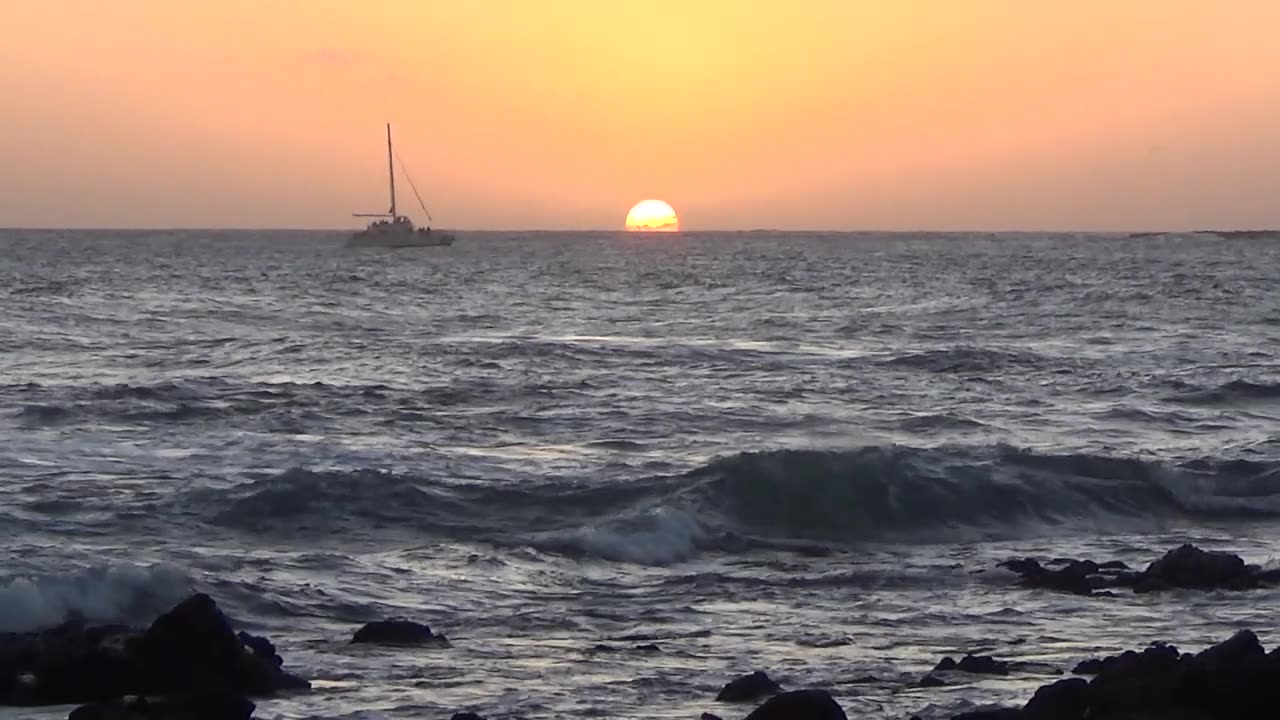 Ele'ele, HI — Glass Beach - Sunset