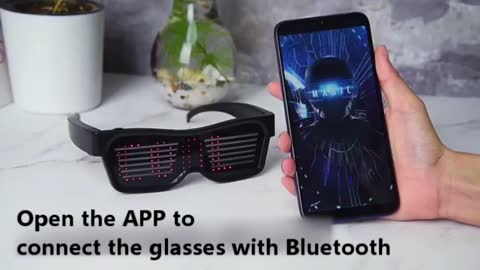 Bluetooth Magic Glasess LED