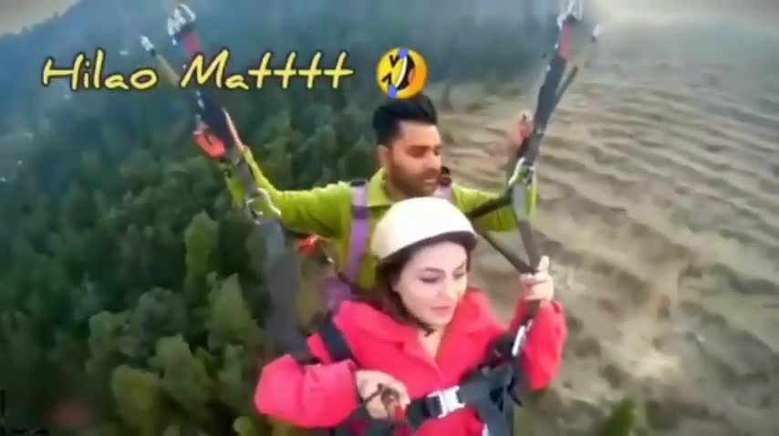 Viral Video - Paragliding Girl - Paragliding Video Of Girl - Land Please - Screming Girl