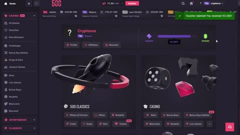 500 Casino - Voucher Drop 🔥