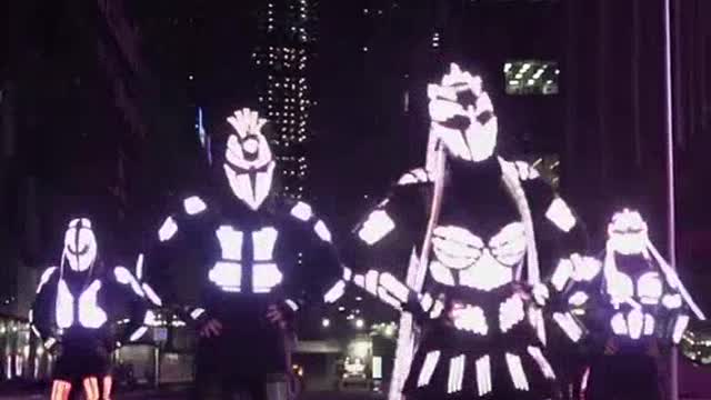 Amazing Neon Light dance