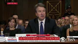 Brett Kavanaugh gets emotional