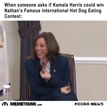Kamala Hot Dog Contest
