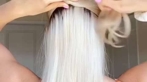 Simple hairstyle