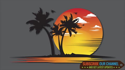 Logo Design in Illustrator cc | How to Make Beach and Travel Logo | Graphic Design Tutorial