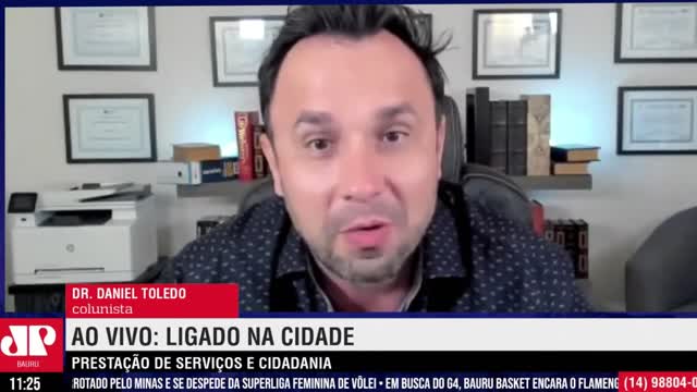 Comparação Violência Brasil X Estados Unidos - Entrevista Daniel Toledo Jovem Pan News Bauru