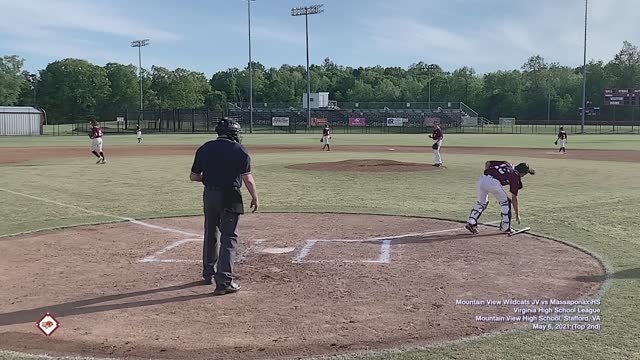 2021-05-06 Mountain View 2nd Inning Pitching vs Massaponax HS [Significant Pitch]