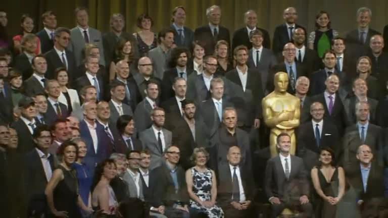 Oscar nominees take their group photo