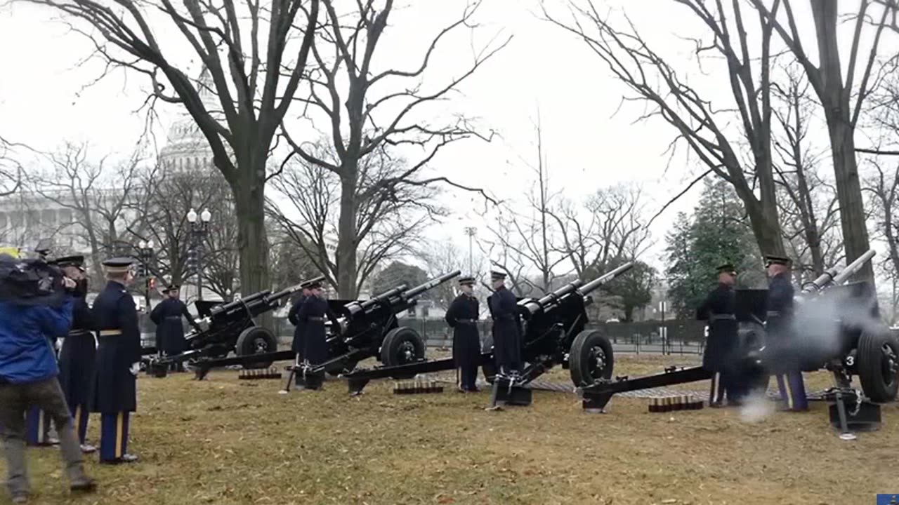 Donald Trump's Inauguration Salute