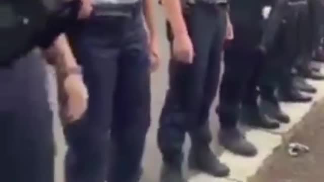 French Police Throw Down Handcuffs - Not Enforcing Lockdowns