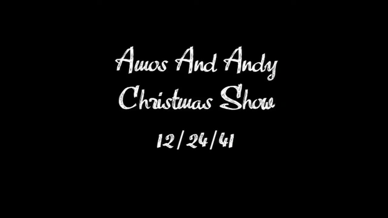 Amos and Andy Christmas Show Old Time Radio public domain