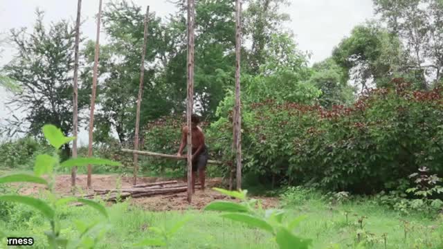 Amazing, Build The Most Beautiful Two Floor Bamboo House