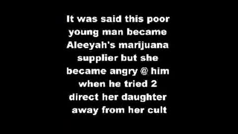 Aleeyah Rebekkah (Porkchop) MuHAMmad, EXPOSED !