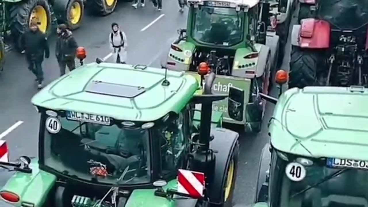 German farmer protests