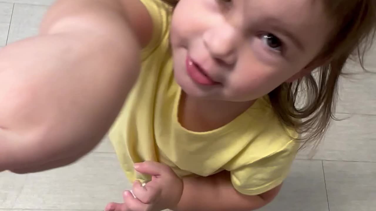 Toddler tricked Mommy! The end!