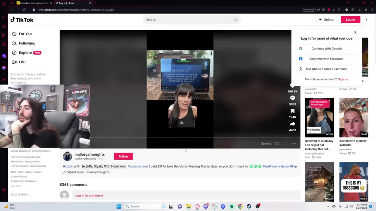 She Doesn't Believe in Glasses