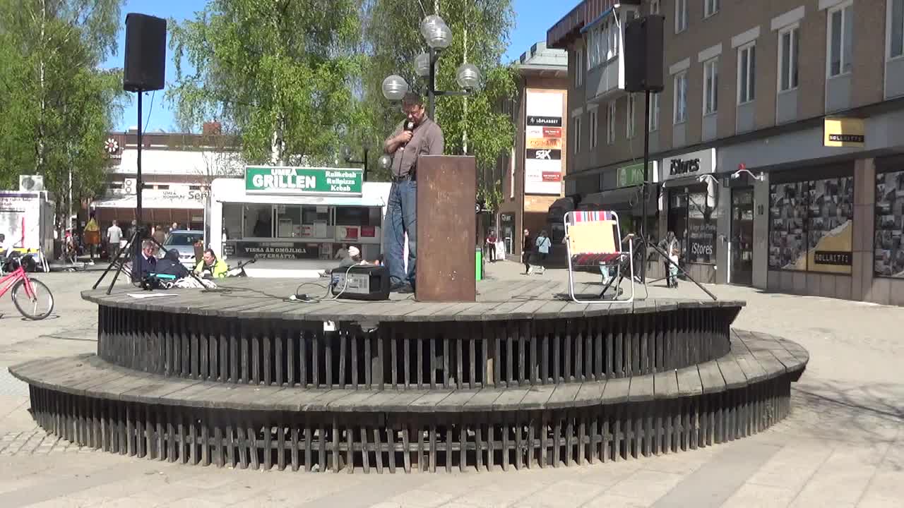 Demokratifest Umeå 21 maj 2022