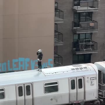 Kids in New York Subway Surfing
