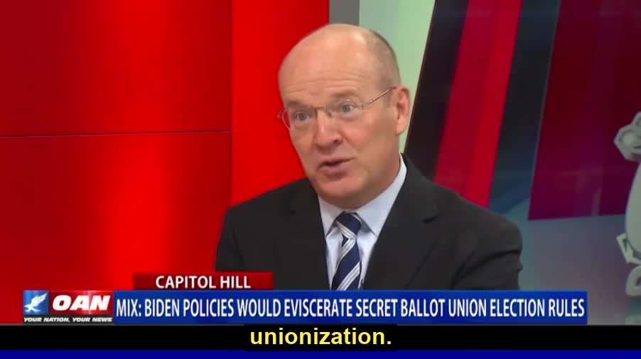 Biden policies would eviscerate secret ballot union election rules (Captioned)