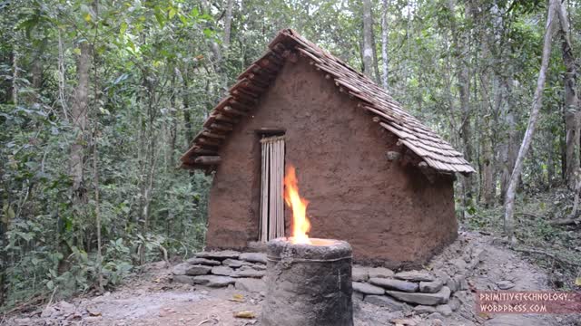 Primitive Technology_ Tiled Roof Hut