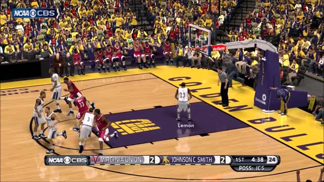 NBA 2k14 HBCU Basketball Mod Virginia Union vs Johnson C. Smith