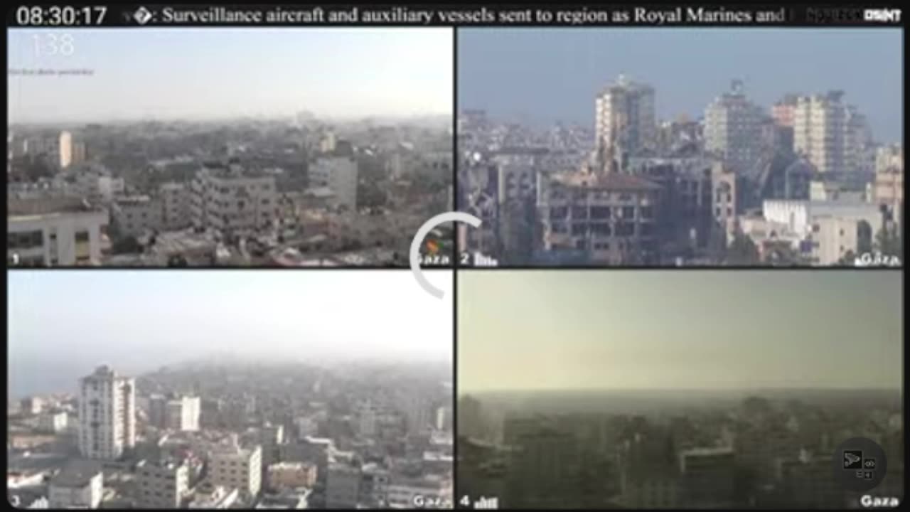 Gaza Live: Real-time HD Camera Feeds from Gaza