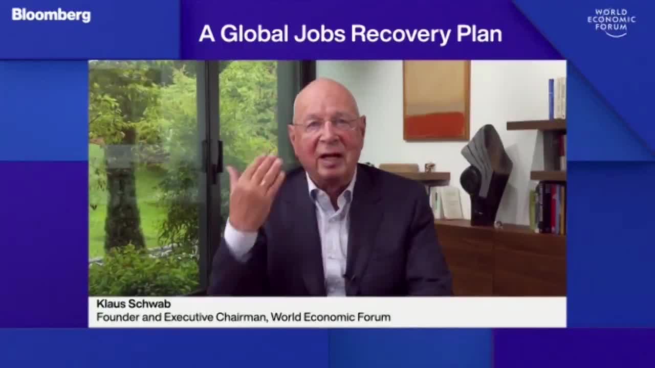 Klaus Schwab: "Not with me... you´re on the wrong side of history"