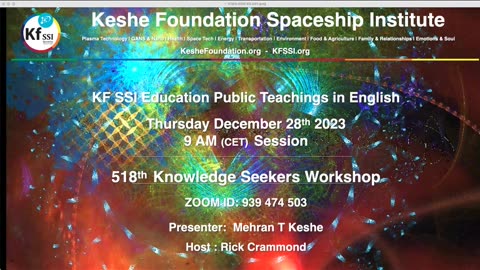 518th Knowledge Seekers Workshop December 28, 2023