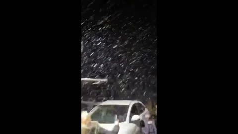 snow in lawns rio grande do sul brazil