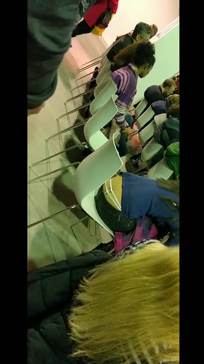 Double Strap White G-String Slip In Public